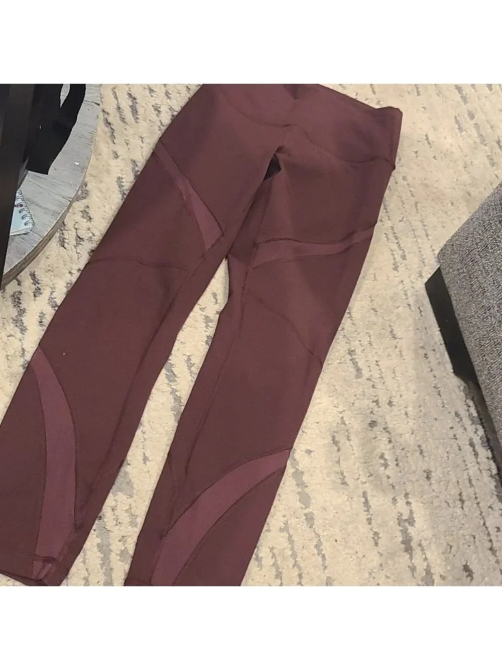 Lululemon High Times Pant (Wrap Mesh) Bordeaux Drama